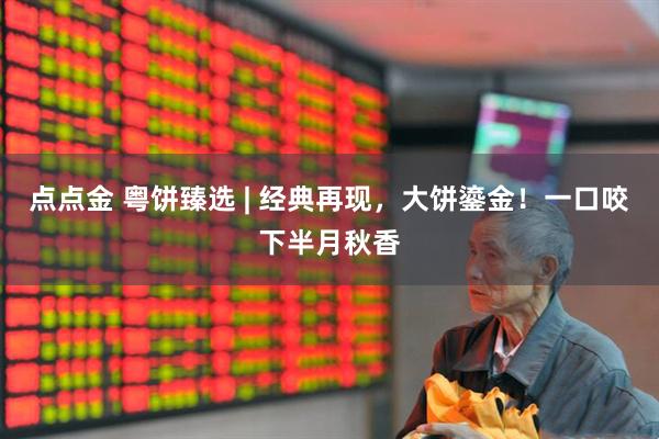 点点金 粤饼臻选 | 经典再现，大饼鎏金！一口咬下半月秋香
